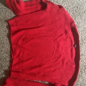 Red sweater